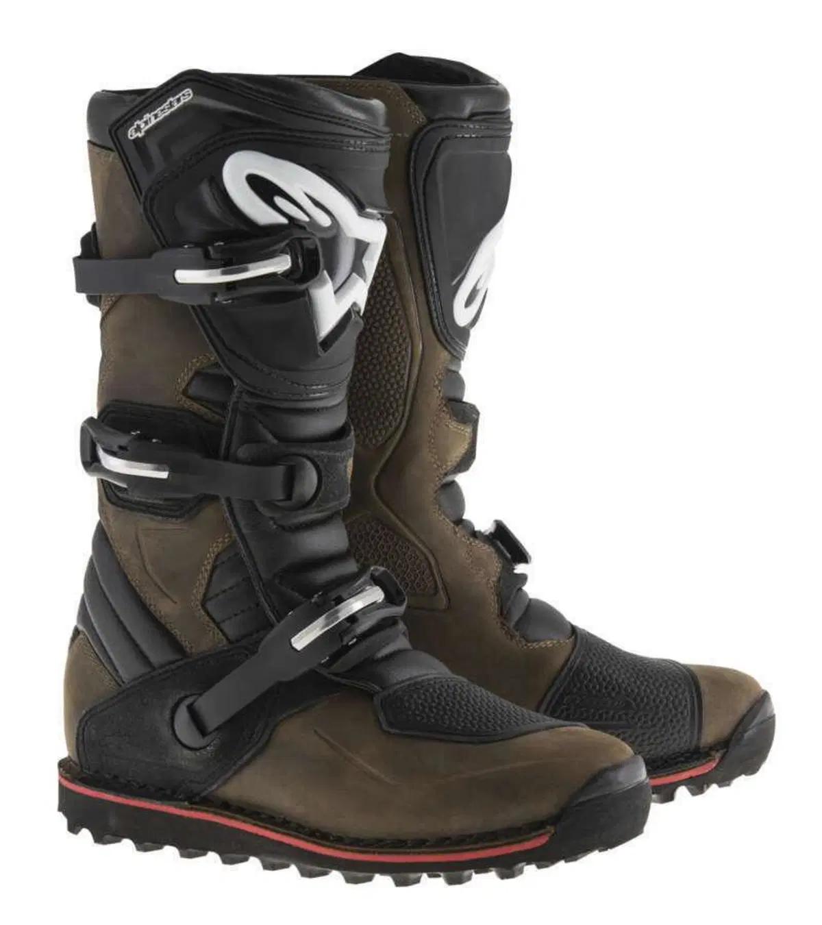 Stivali cross Alpinestars Tech T Marrone