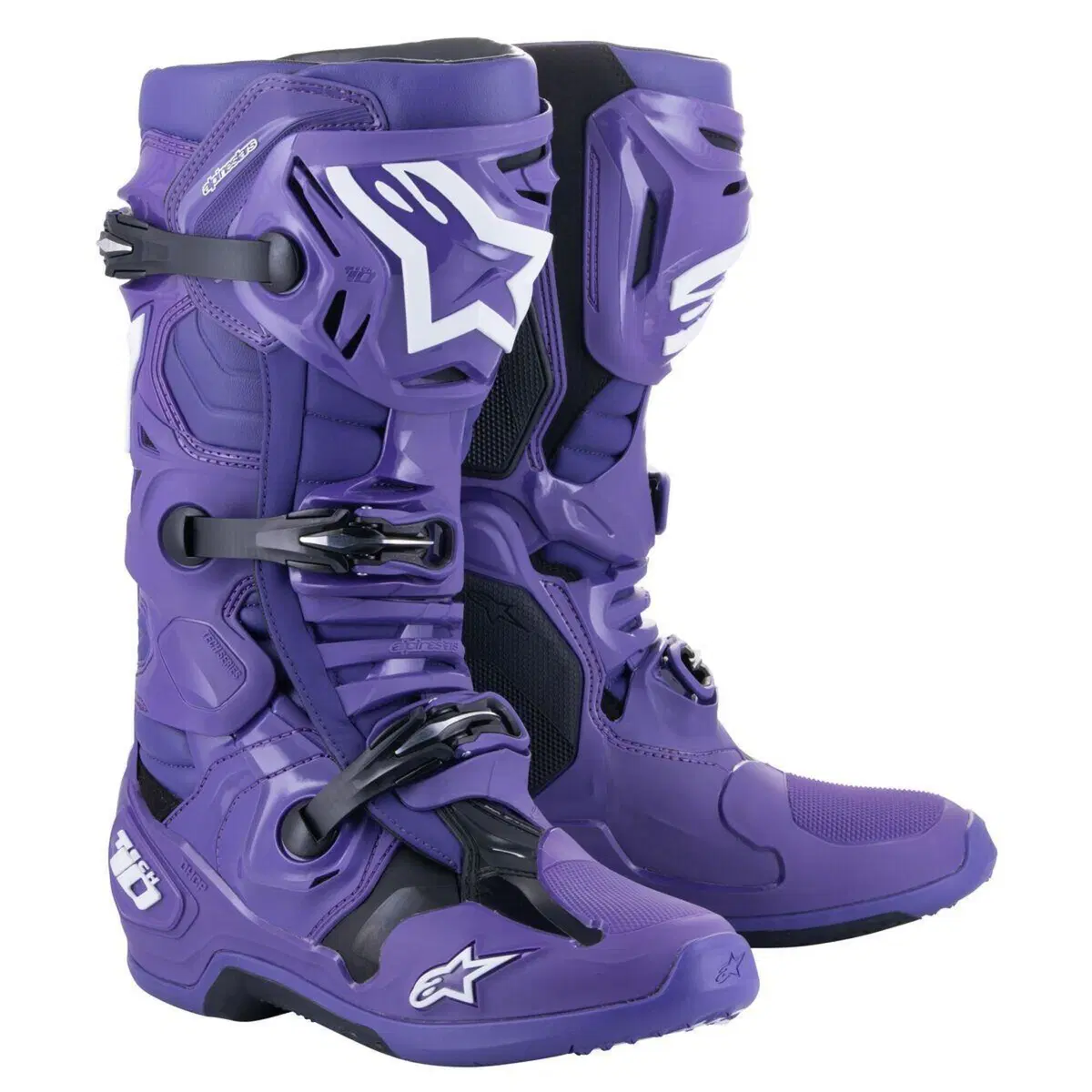 Stivali cross Alpinestars Tech 10 Nero Ultraviolet