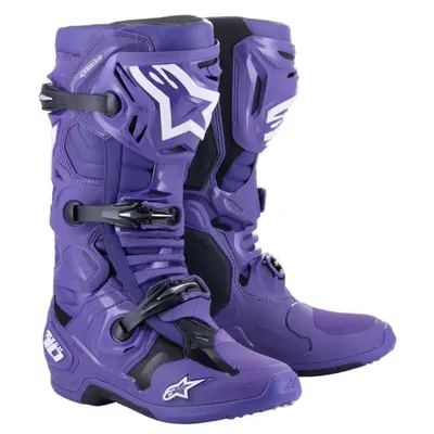 Stivali cross Alpinestars Tech 10 Nero Ultraviolet