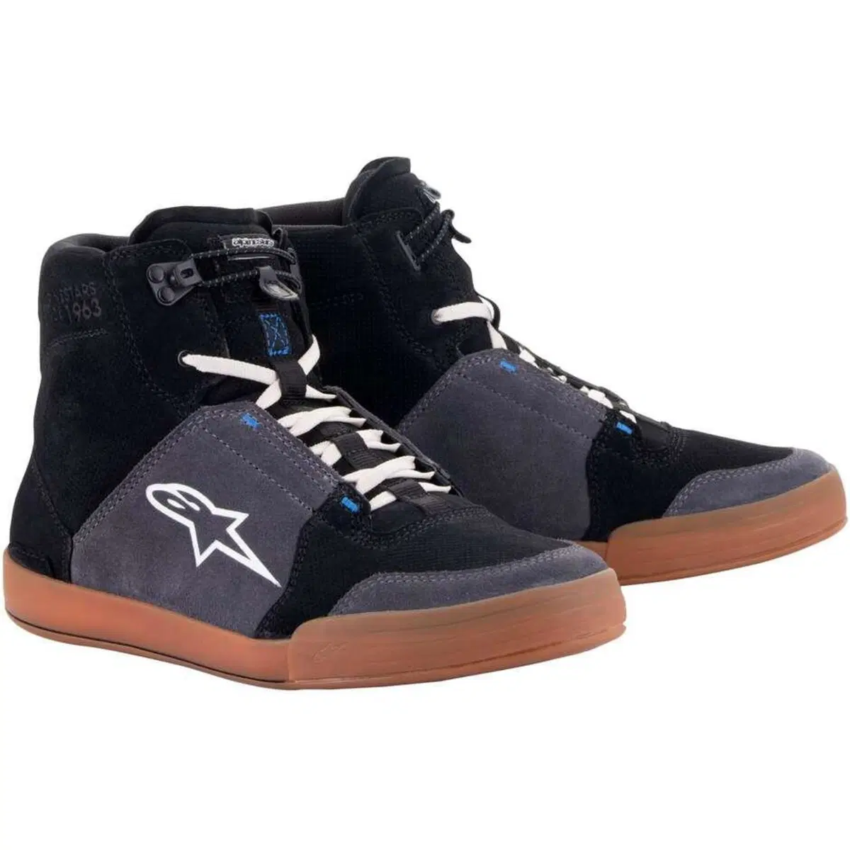 Scarpe moto Alpinestars CHROME Nero asfalto Gomma