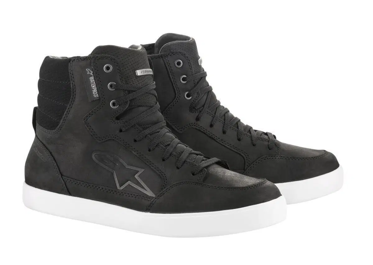 Scarpe moto Alpinestars J-6 WATERPROOF Nero Bianco