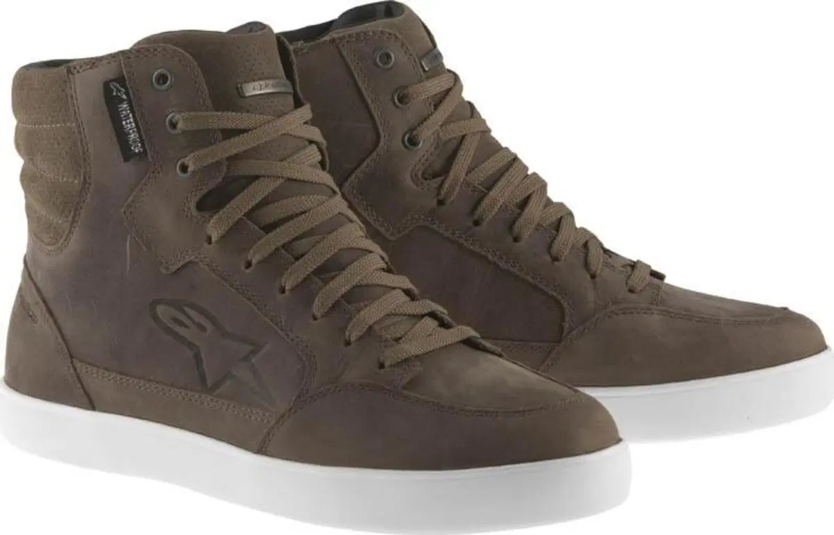 Scarpe moto Alpinestars J-6 WP Marrone