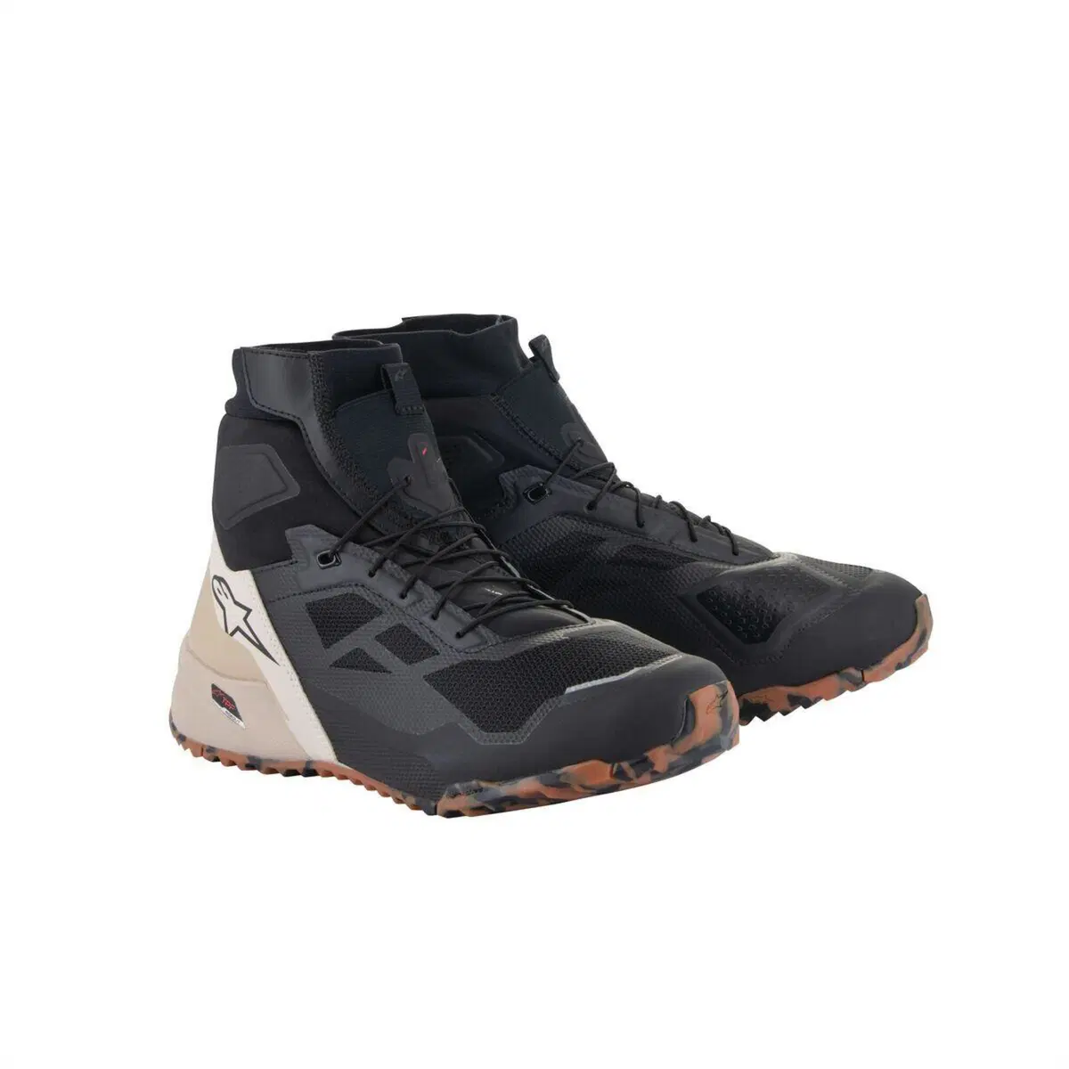 Scarpe moto estive Alpinestars CR-1 Nero Marrone c