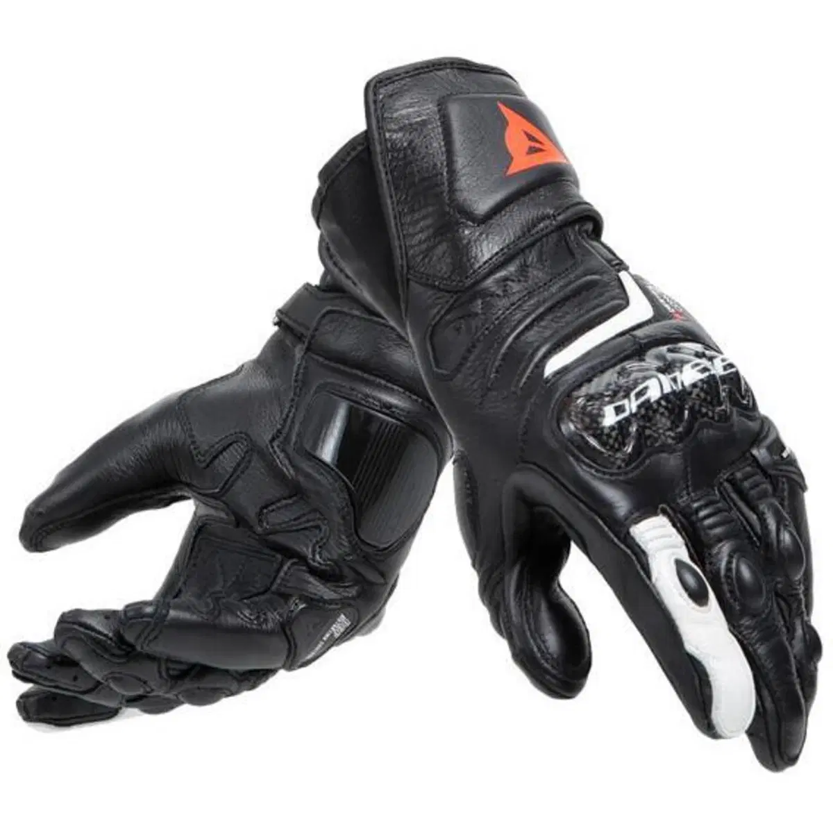 Guanti moto Donna pelle Dainese Carbon 4 Long Nero