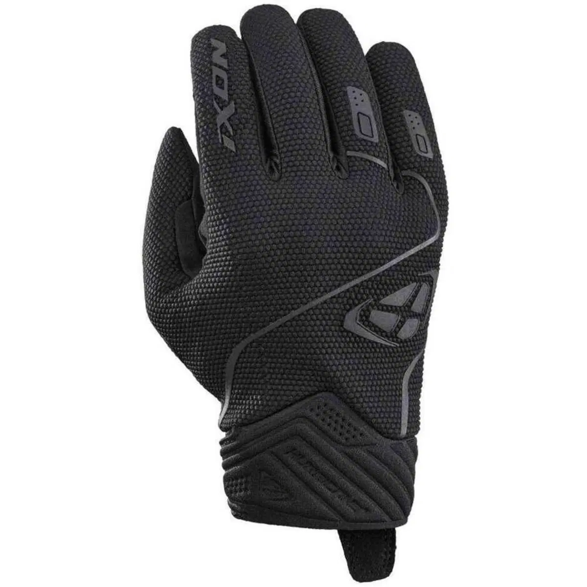 Guanti moto estivi Ixon Hurricane 2 Nero