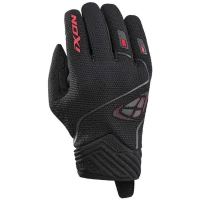 Guanti Moto Estivi Ixon Hurricane 2 Nero Rosso