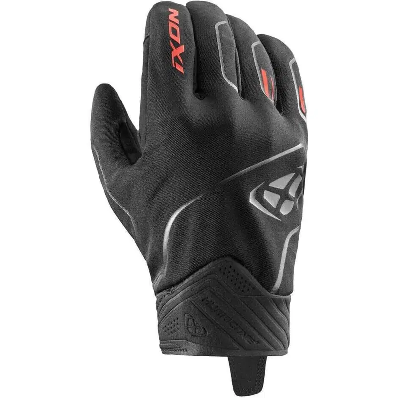 Guanti Moto Ixon Pro Hurricane 2 Nero Rosso