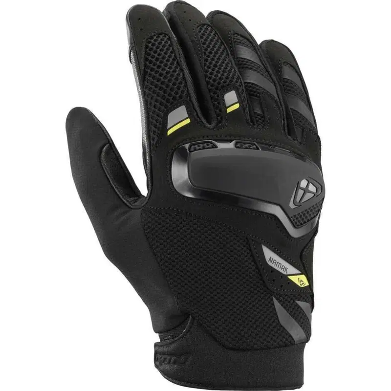 Guanti Moto Estivi Ixon Namak Nero Giallo Vivo