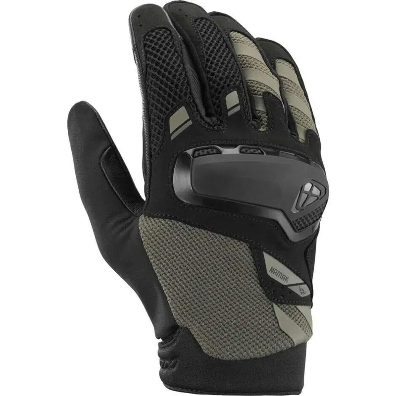 Guanti Moto Estivi Ixon Namak Kaki Nero