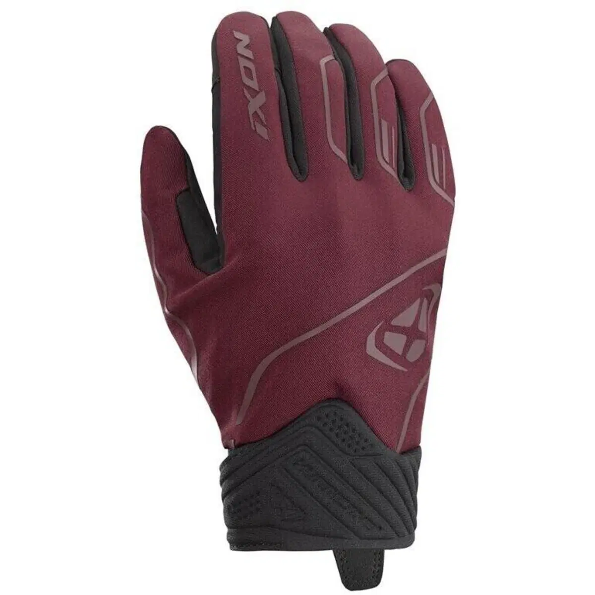Guanti Moto Donna Ixon Pro Hurricane 2 Bordeaux