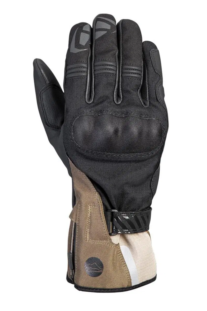 Guanti moto Ixon MS LOKI Nero Marrone Sabbia