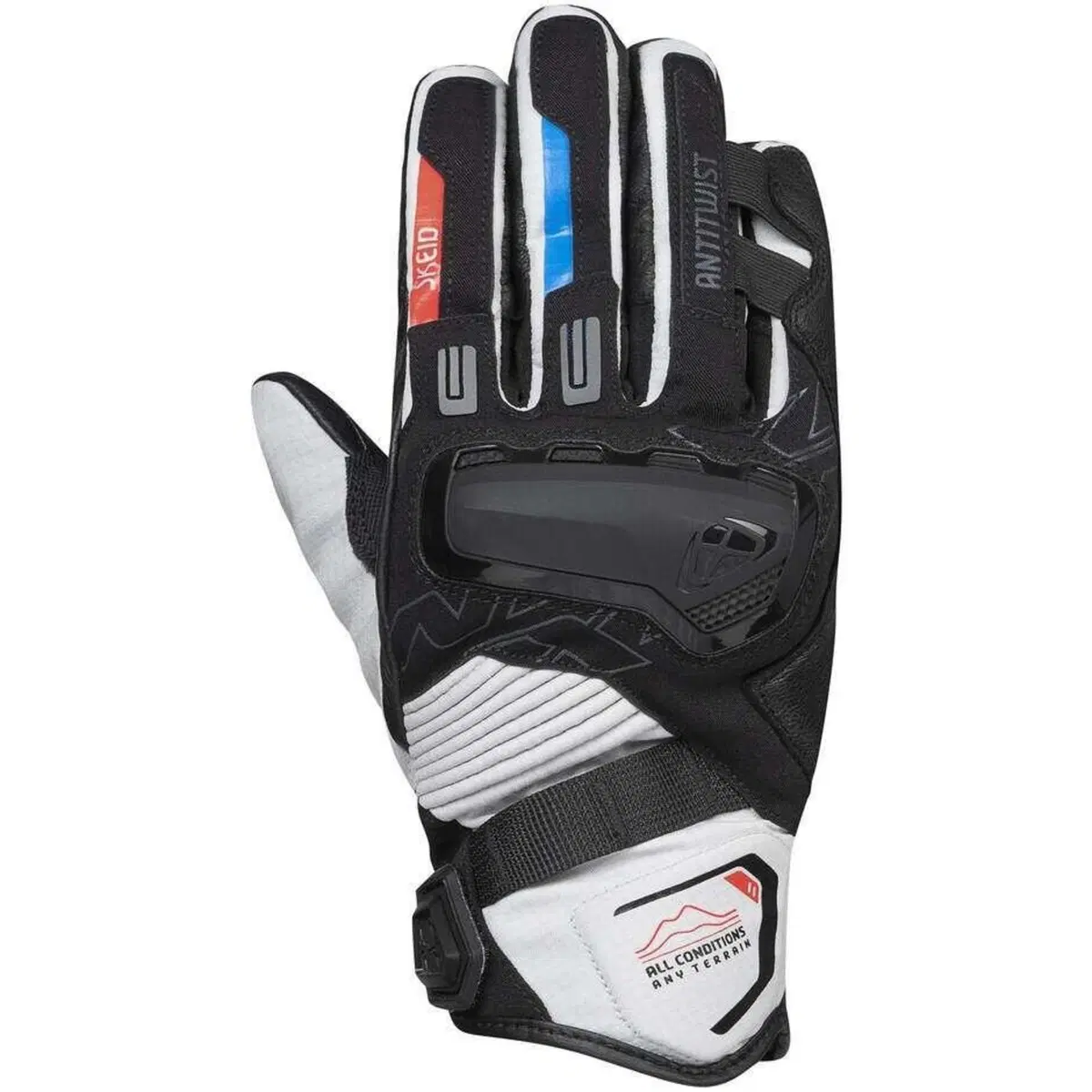 Guanti moto Ixon MS SKEID Nero Grigio Rosso
