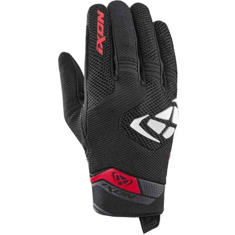 Guanti moto estivi Ixon MIG 2 AIRFLOW Nero bianco