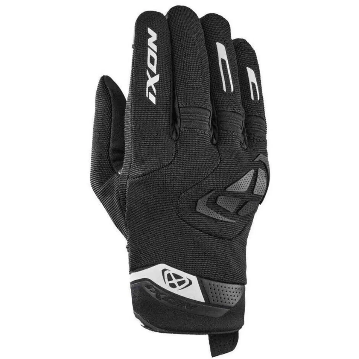 Guanti moto estivi Ixon MIG 2 Nero Bianco