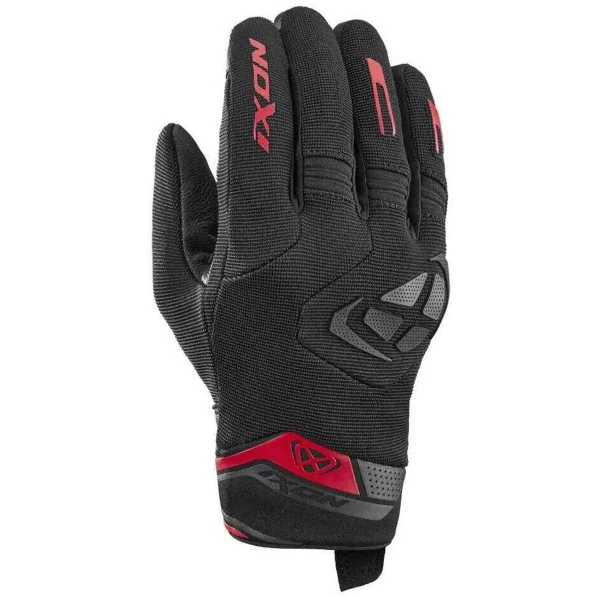 Guanti moto estivi Ixon MIG 2 Nero Rosso
