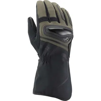 Guanti Moto Ixon MS Drizzle Kaki Nero
