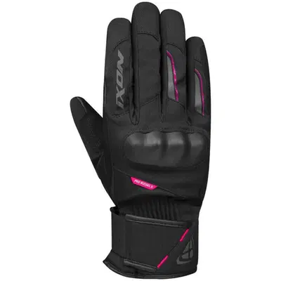 Guanti Moto Donna Ixon Pro Russel 2 Nero Rosa