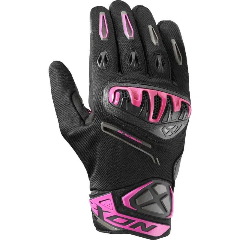 Guanti Moto Donna Estivi Ixon Mirage Air Lady Nero