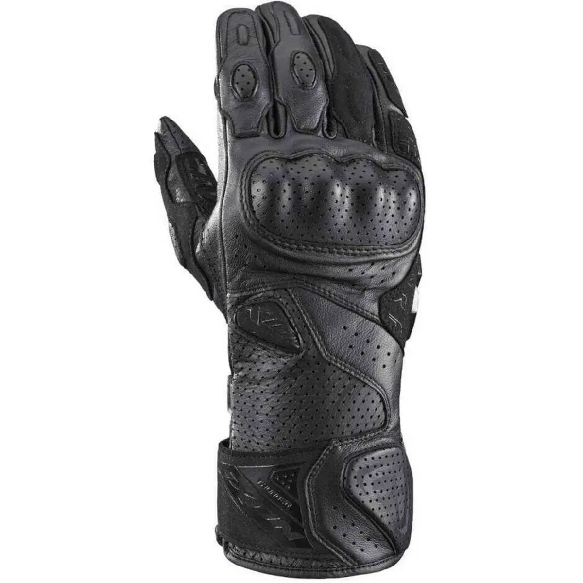 Guanti moto pelle estivo Ixon Thunder Air Nero