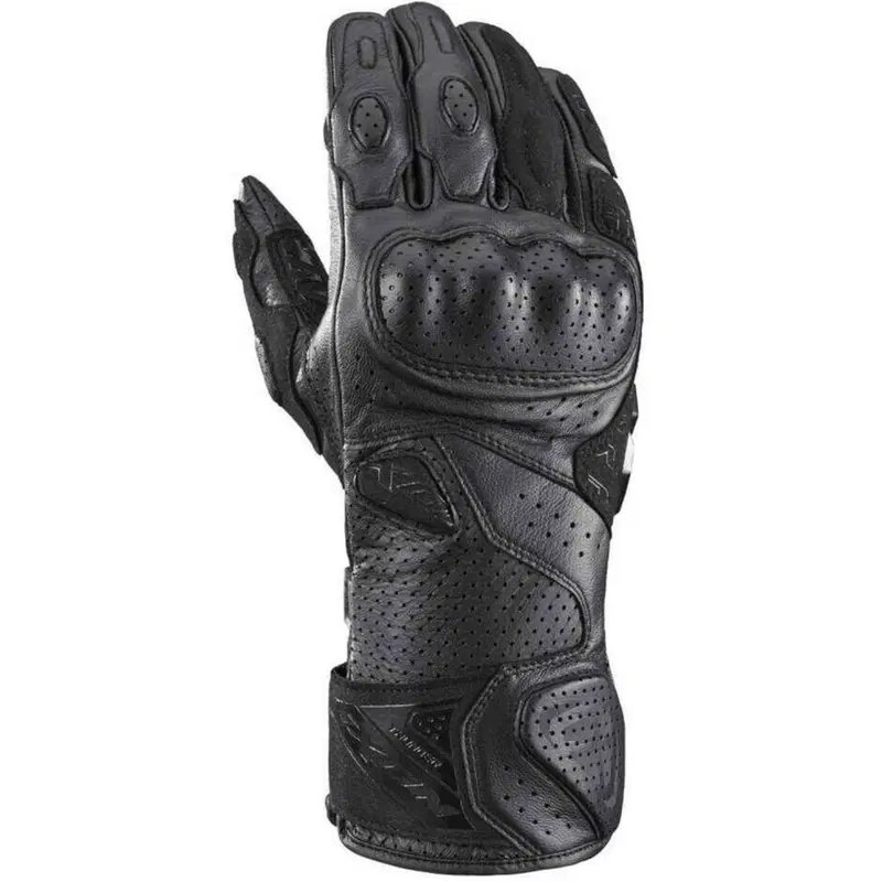 Guanti moto pelle estivo Ixon Thunder Air Nero