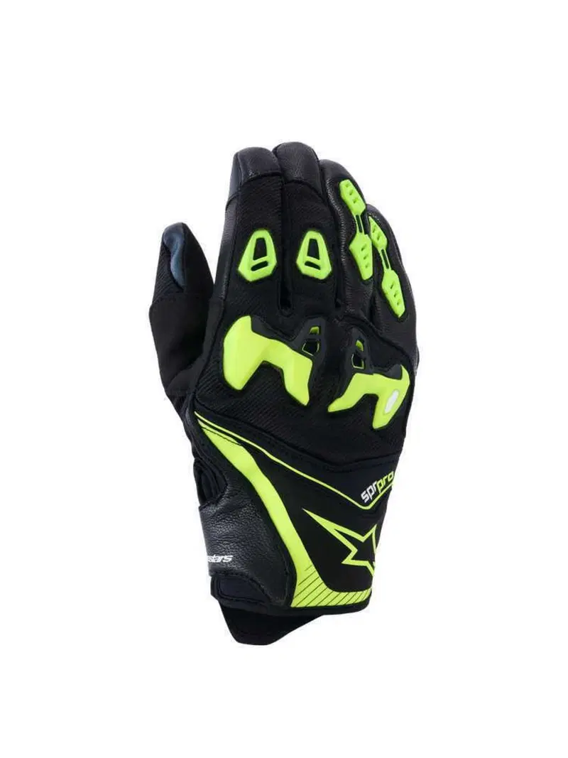 Guanti Moto Estivi Alpinestars SP-9 Nero Giallo Fl