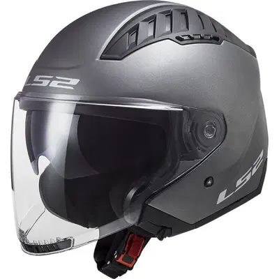 Casco jet LS2 OF600 COPTER II Titanio Opaco 22.06