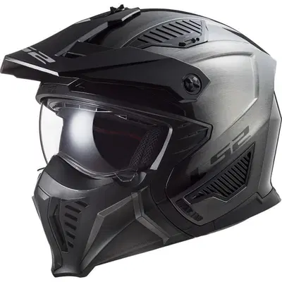 Casco modulare LS2 OF606 DRIFTER Jeans Titanio ECE