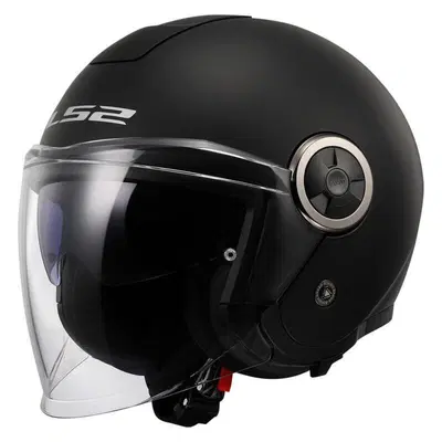 Casco Jet LS2 OF620 Classy Solid nero opaco