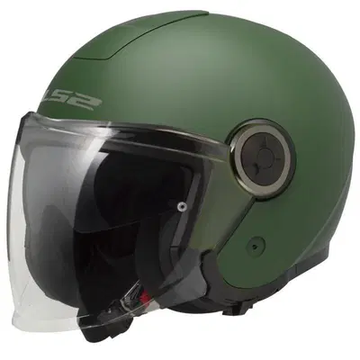 Casco Jet LS2 OF620 Classy Solid verde