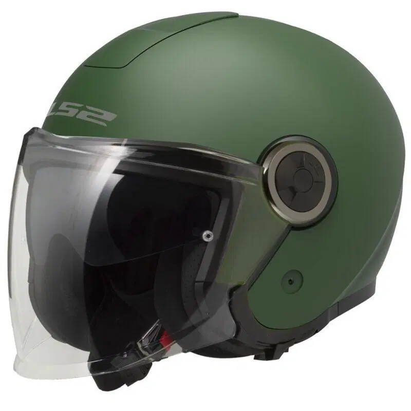 Casco Jet LS2 OF620 Classy Solid verde