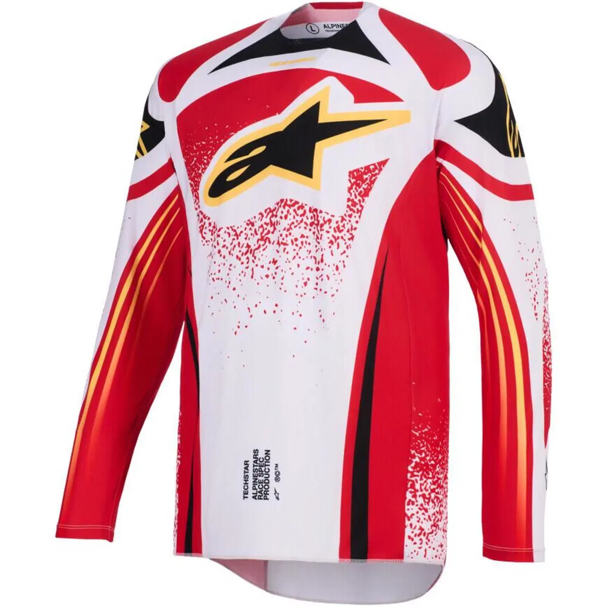 Maglia Cross Alpinestars Techstar Nomur Grigio Chi