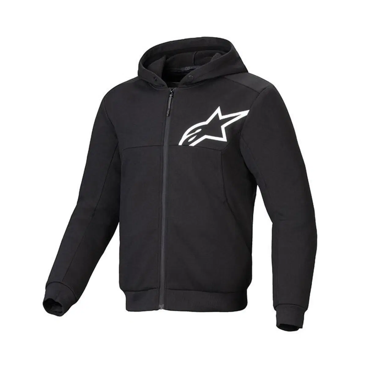 Felpa Moto Alpinestars Chrome V2 Sport Nero Bianco