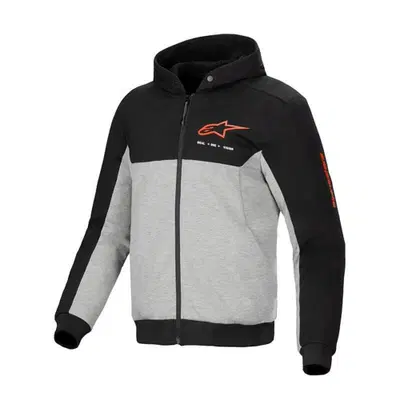 Felpa Moto Alpinestars Chrome V2 Sport Nero Rosso