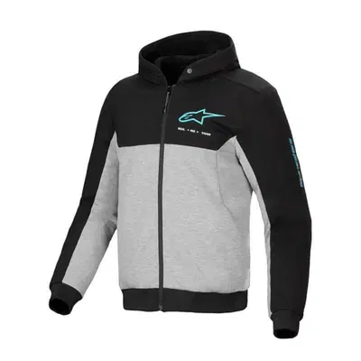 Felpa Moto Alpinestars Chrome V2 Sport Turquoise