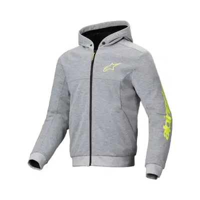 Felpa Moto Alpinestars Chrome V2 Sport Grigio