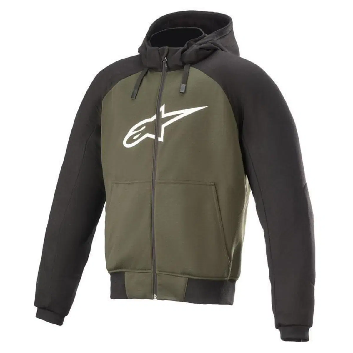 Felpa moto Alpinestars CHROME SPORT Nero Verde