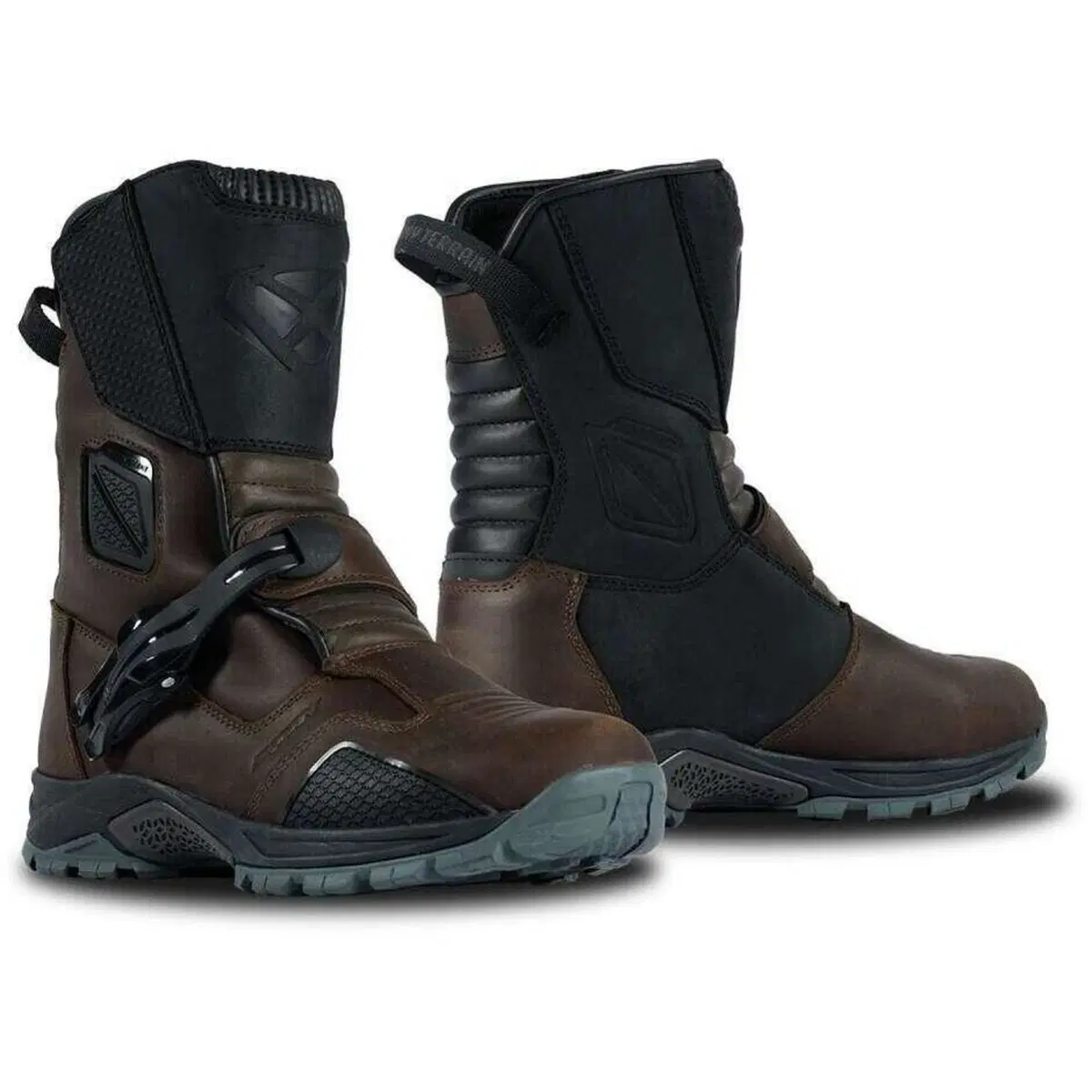 Stivali moto Ixon KLAY WP Marrone Nero