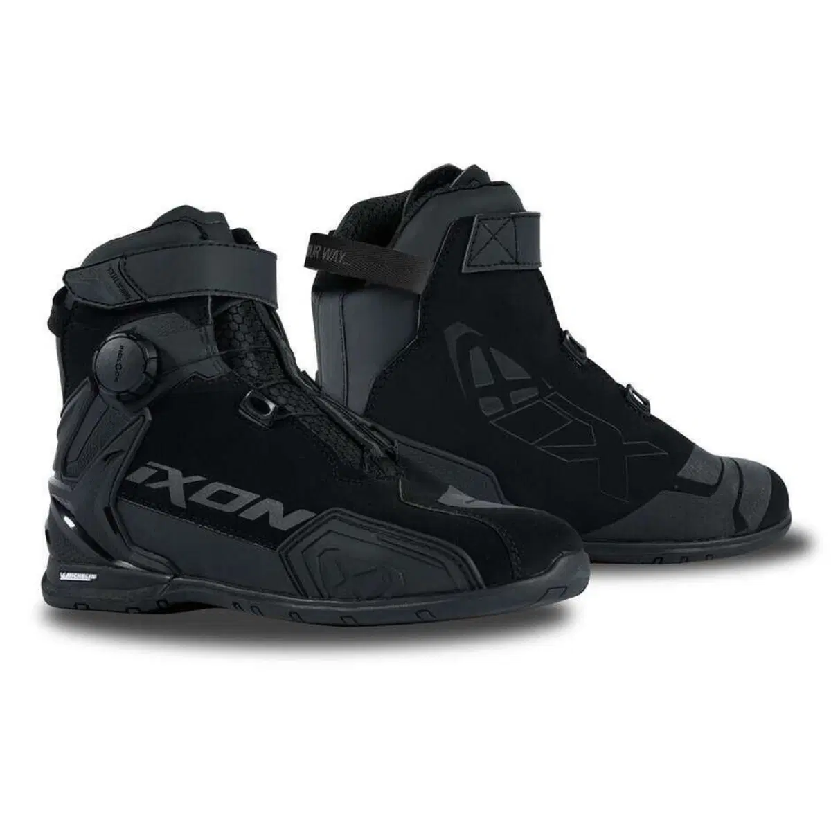Scarpe Moto Donna Ixon Bull 2 WP Nero