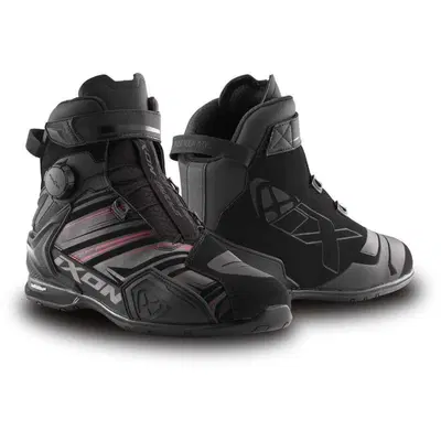 Scarpe Moto Ixon Bull 2 WP Ultra Nero Antracite Ro