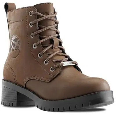 Stivali Moto Donna Ixon Krafter WP Marrone