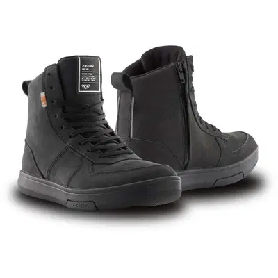 Scarpe Moto Ixon Ghost WP Nero