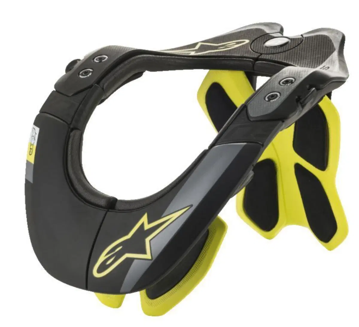 Supporto collo Alpinestars BNS TECH-2 Nero Giallo