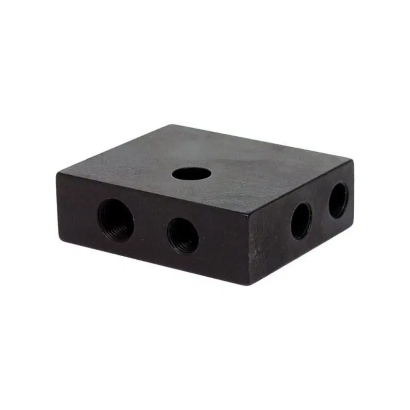 Sdoppiatore nero per Dyna con ABS e doppio disco - Goodridge
