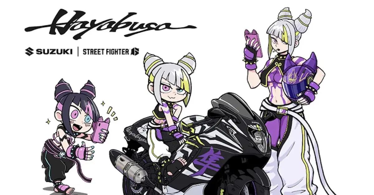 Una Suzuki Hayabusa ispirata al gioco Street Fighter 6