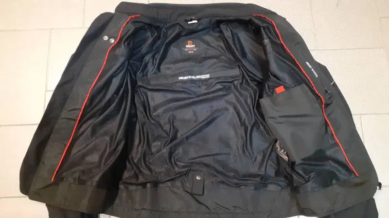 Giacca moto con protezioni Hevik (3)