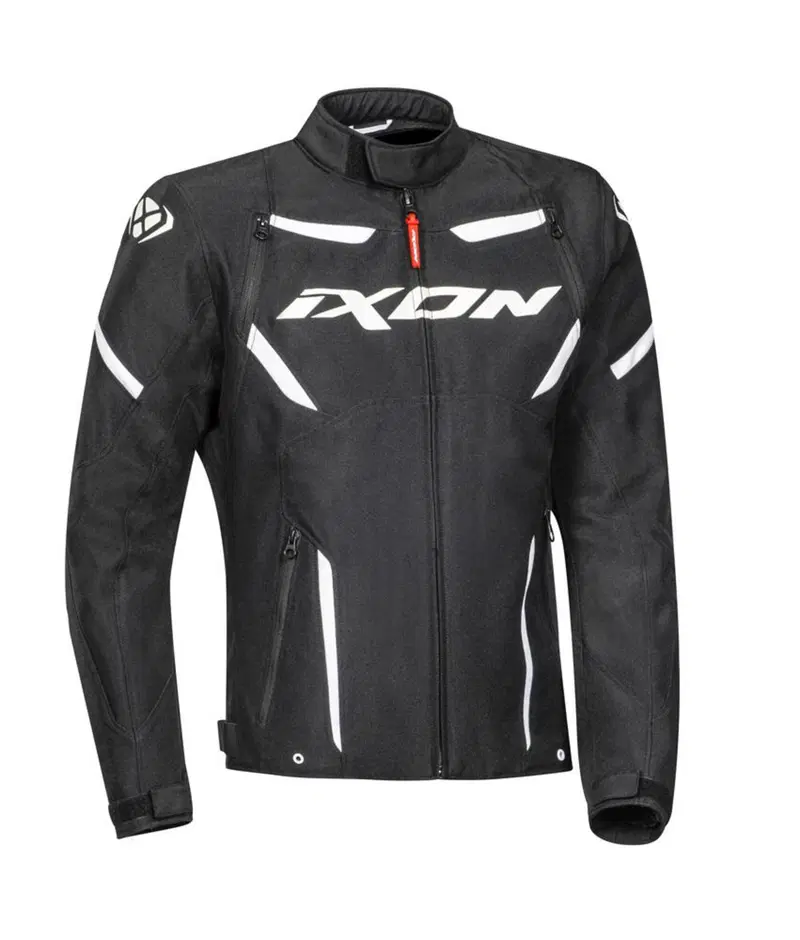 Giacca moto Ixon STRIKER Nero Bianco