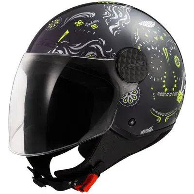 Casco Jet LS2 OF558 Sphere Lux 2 Maxca giallo