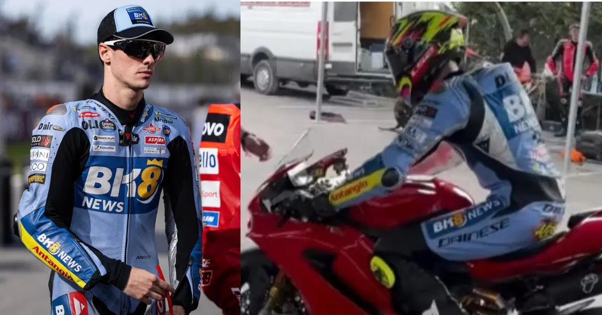 MotoGP 2026. Fermin Aldeguer torna in sella su una Panigale V2: ora l&rsquo;obiettivo &egrave; il GP del Brasile