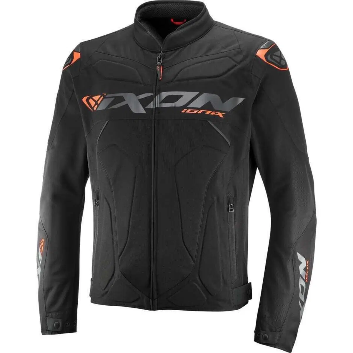 Giacca Moto Estiva Ixon Ionix Nero Antracite Aranc