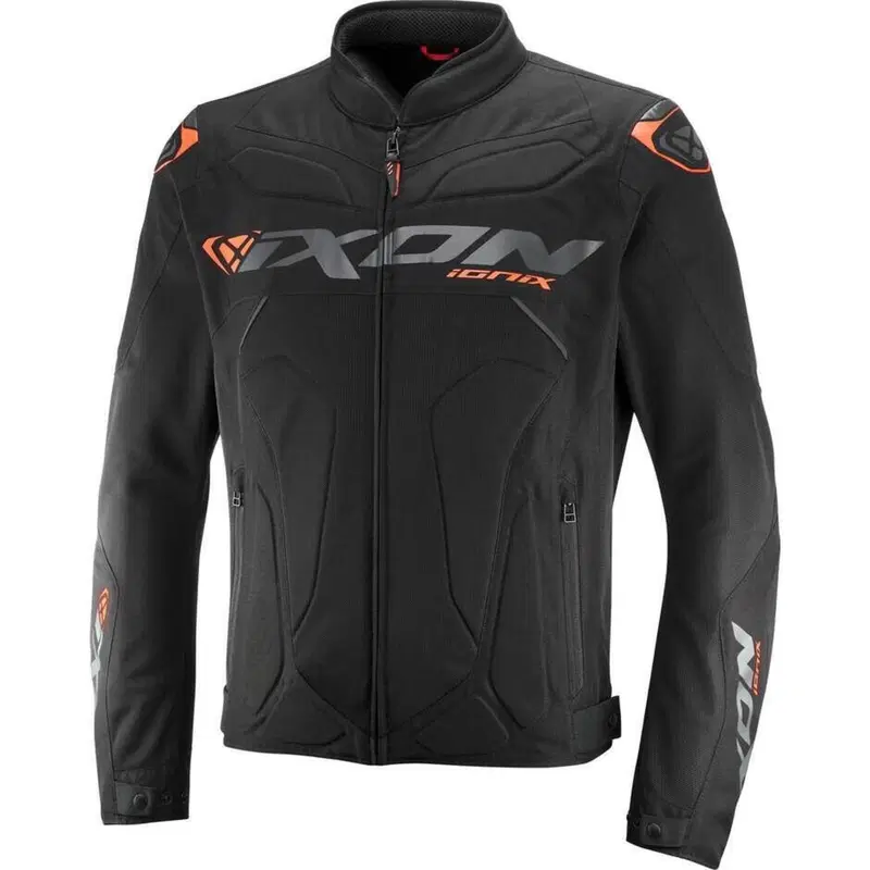 Giacca Moto Estiva Ixon Ionix Nero Antracite Aranc